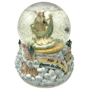 Pastel Fairy Castle Rainbow Visions Snow Globe Once Upon a Dream Marjorie Sarnat